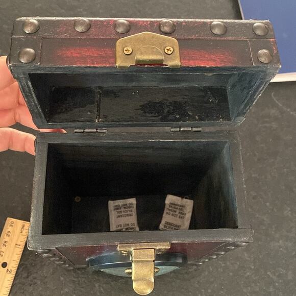 Rockland brown‎ banded time pieces decorative hinged clock box - Picture 7 of 8